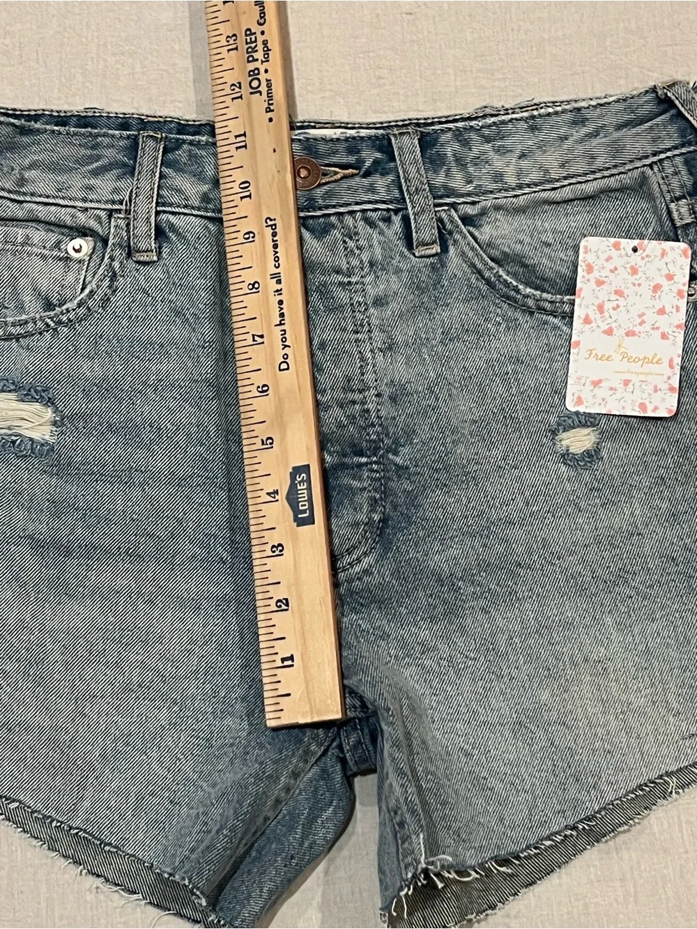 Free People We the Free Above and Beyond Baggy Tomboy Shorts NWT Size 24
